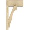 Ekena Millwork Balboa Block Rough Sawn Outlooker, Douglas Fir, 8"W x 16"D x 28"H OUT08X16X28BOA05RDF - alternate 4